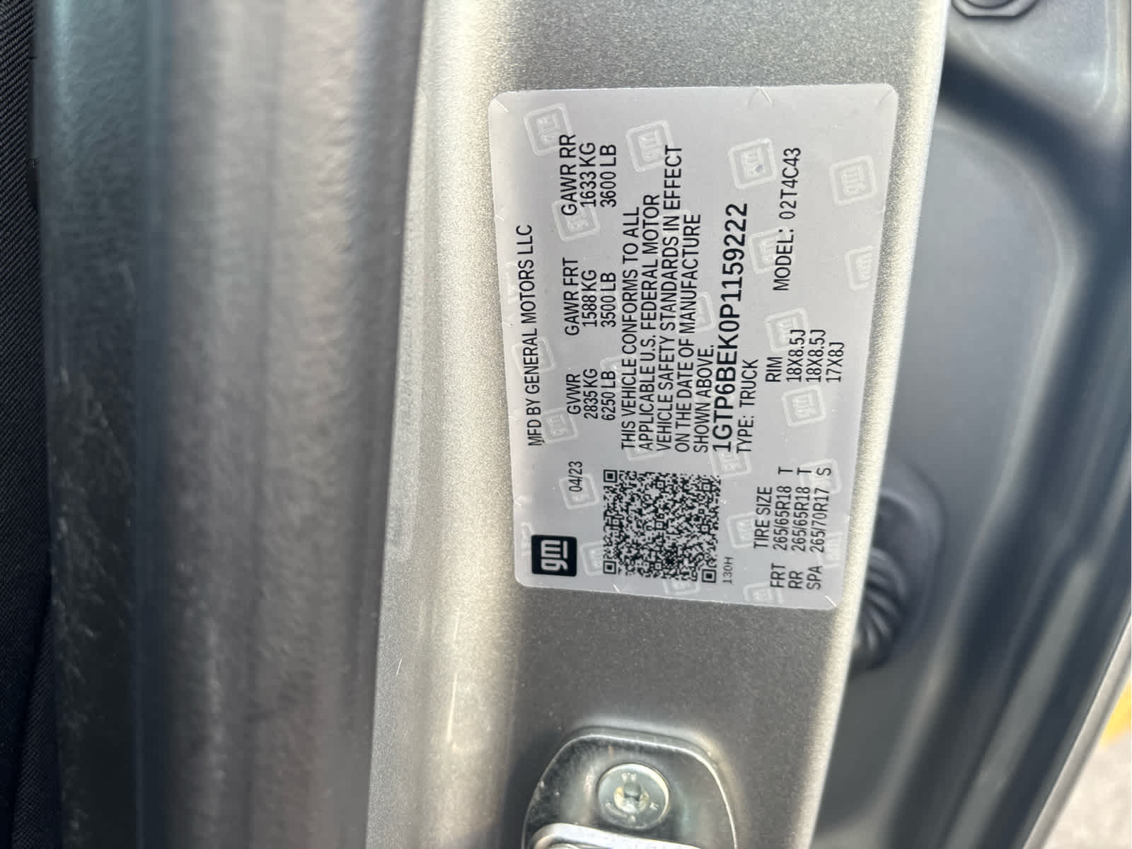 2023 GMC Canyon Elevation