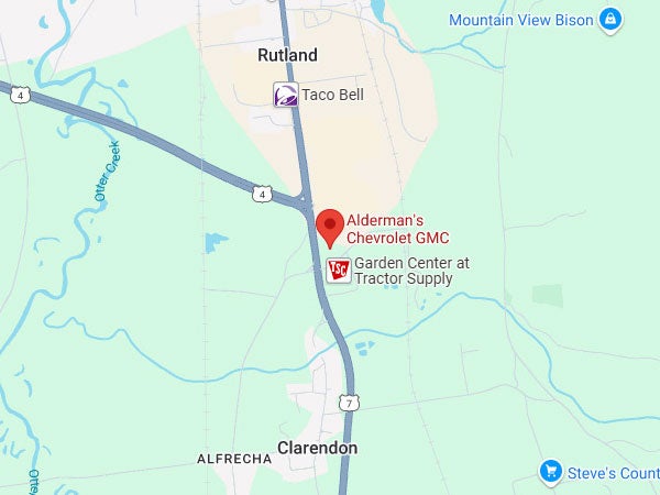 Alderman's Chevrolet GMC Map Image Mobile