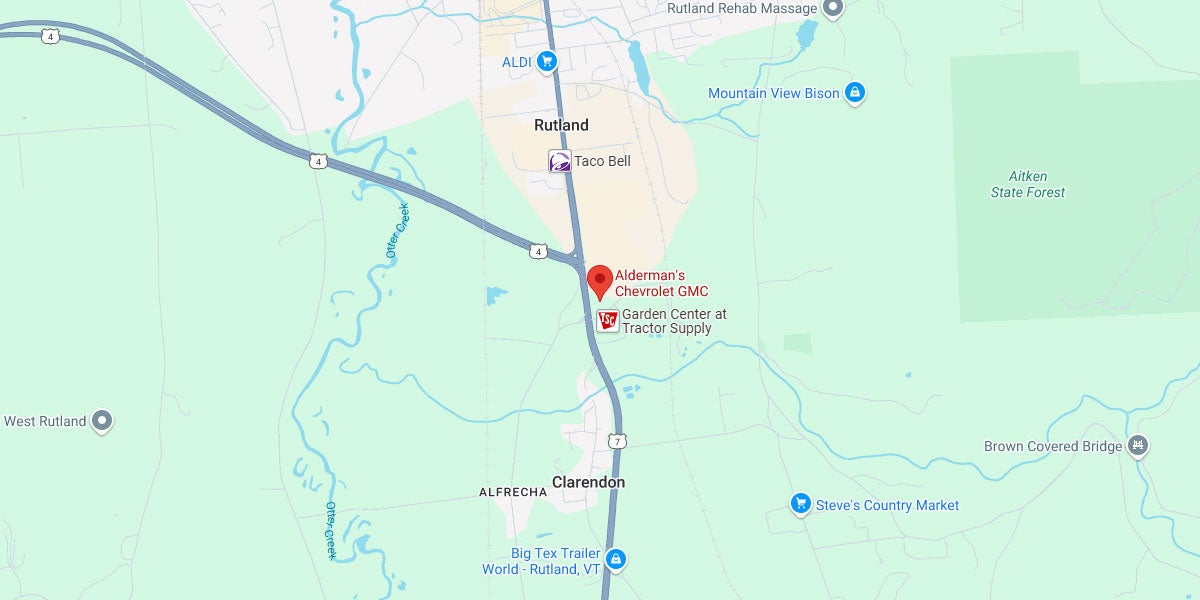 Alderman's Chevrolet GMC Map Image Tablet